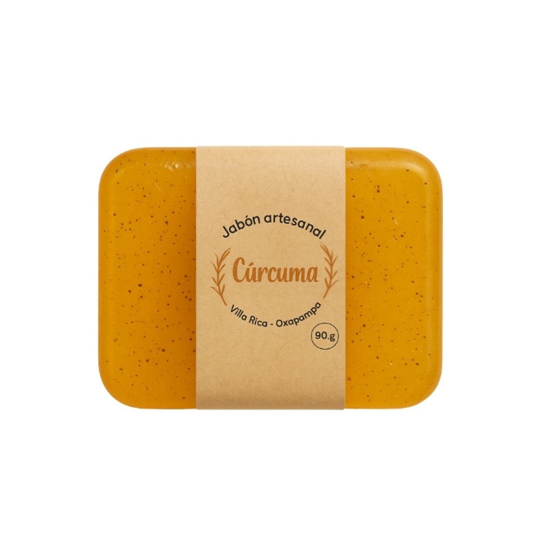 Jabón de Cúrcuma Taski 90gr /Iluminador Facial /Antimanchas /Control de Acné